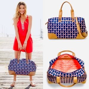 Stella & Dot Women’s Weekend Travel Bag Fish Print